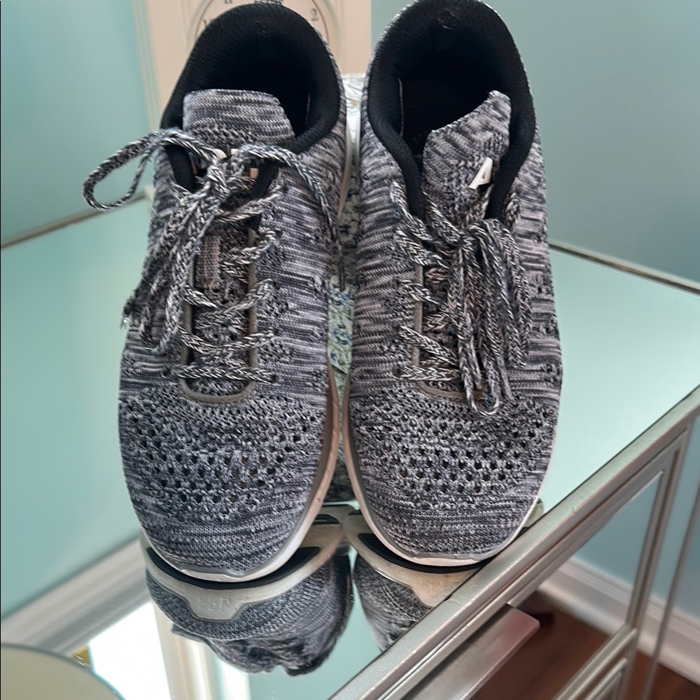 APL Gray Knit Sneakers 5.5